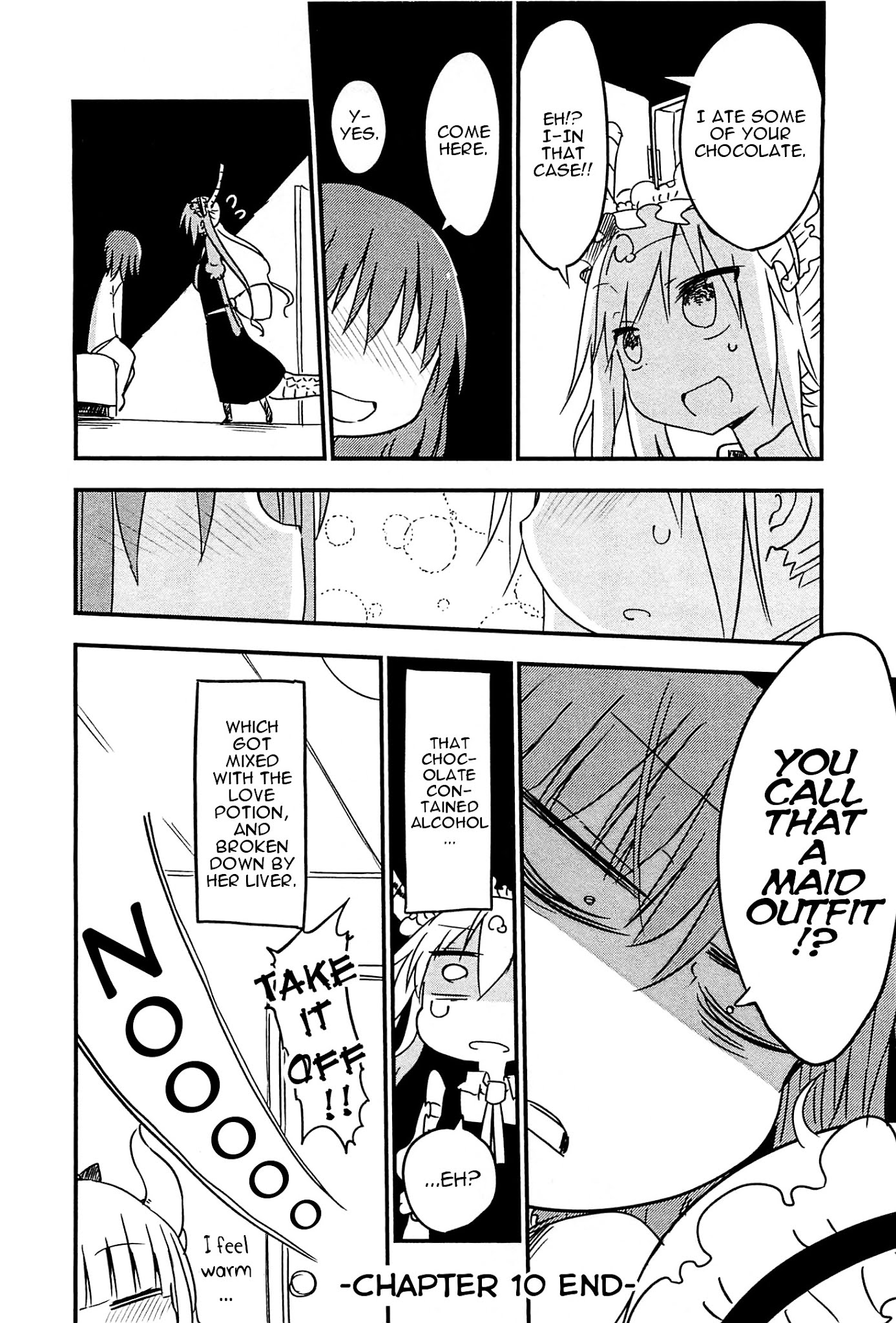 Kobayashi-san Chi no Maid Dragon Chapter 10 page 12 - Chapter 10 : Tooru and Valentine's Day