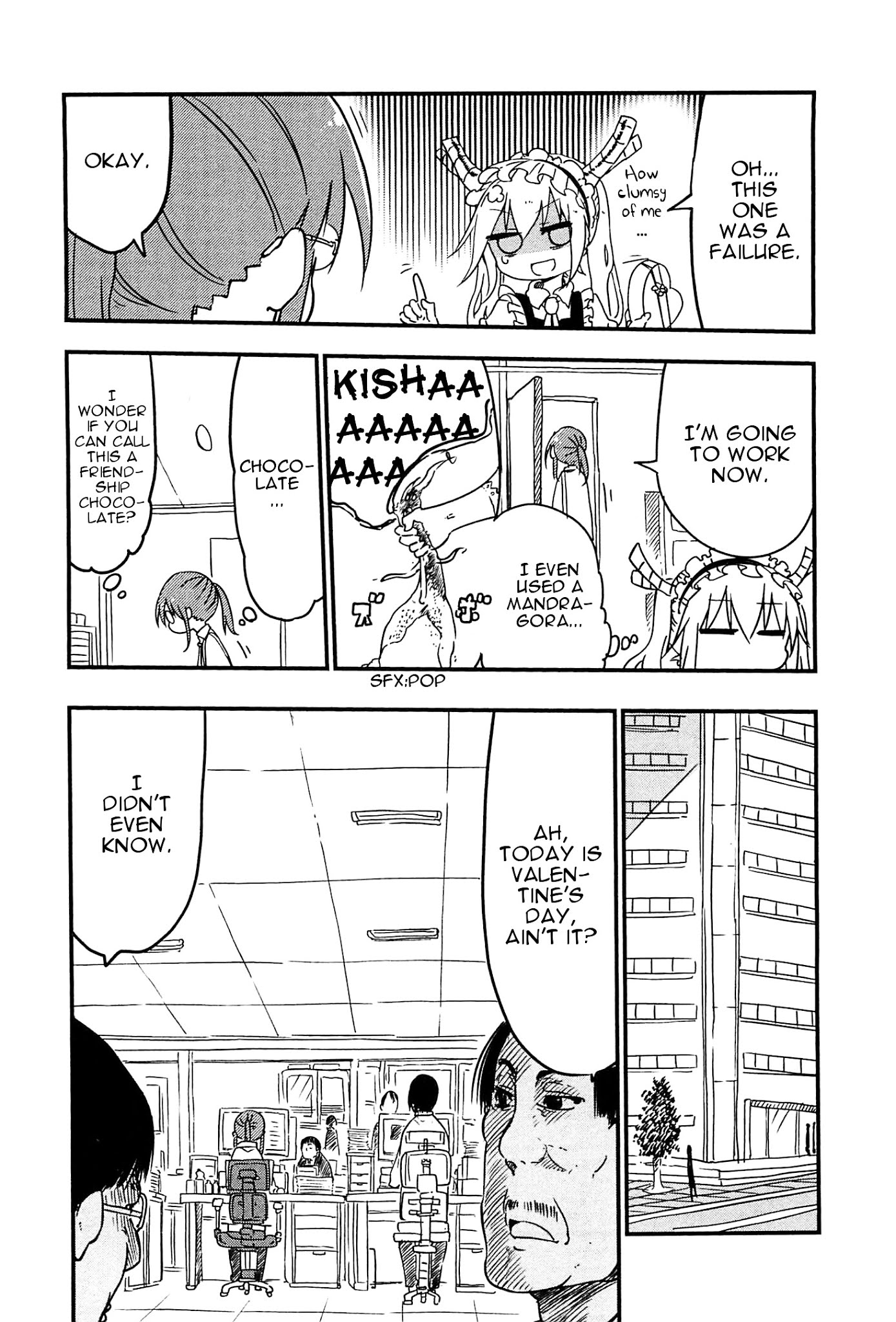 Kobayashi-san Chi no Maid Dragon Chapter 10 page 4 - Chapter 10 : Tooru and Valentine's Day