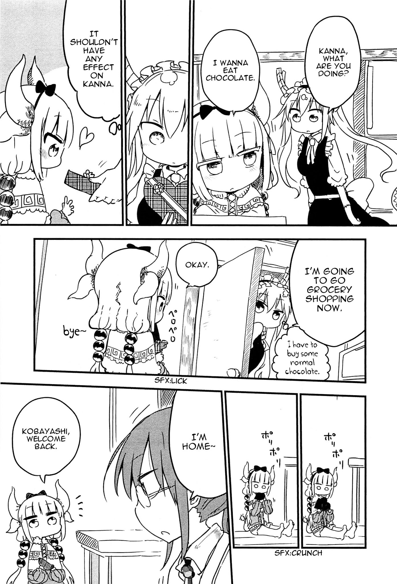 Kobayashi-san Chi no Maid Dragon Chapter 10 page 7 - Chapter 10 : Tooru and Valentine's Day