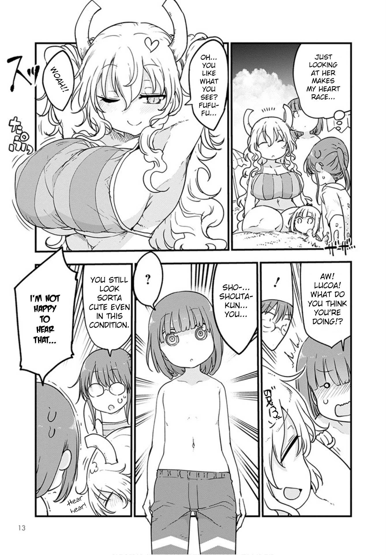 Kobayashi-san Chi no Maid Dragon Chapter 100 page 9 - Chapter 100: Tooru and The Thing 2