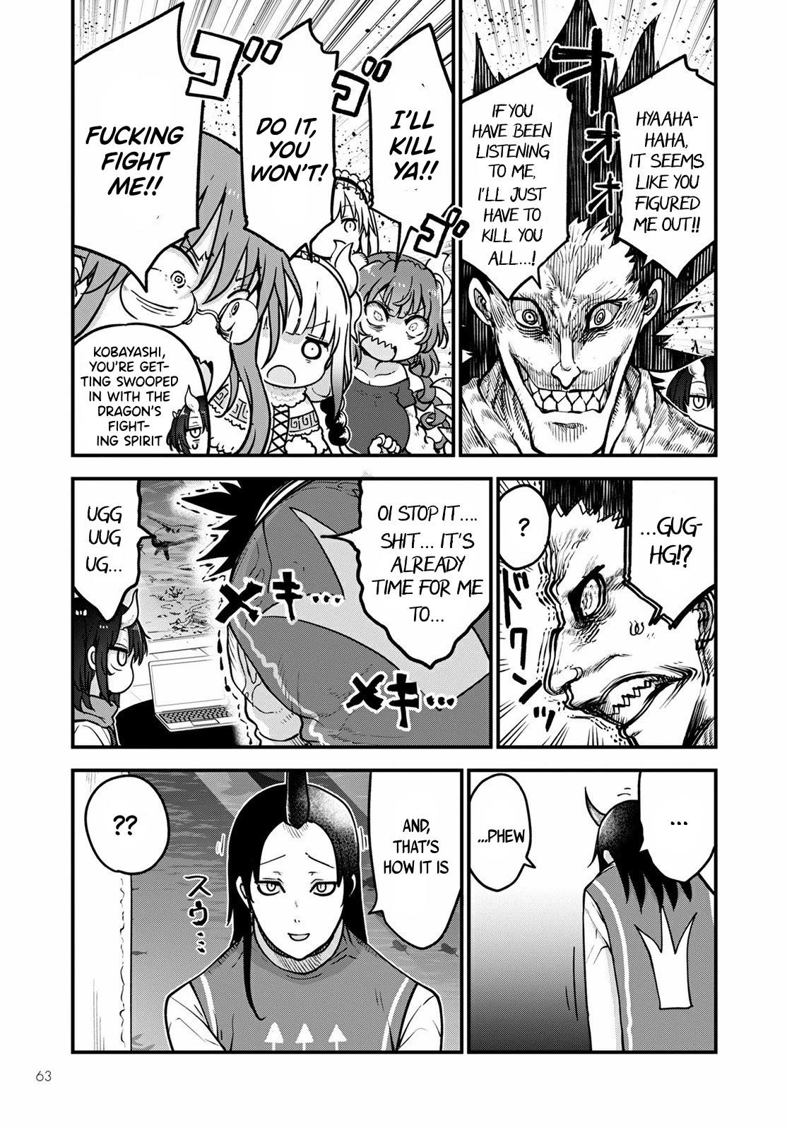 Kobayashi-san Chi no Maid Dragon Chapter 107 page 4 - Chapter 107