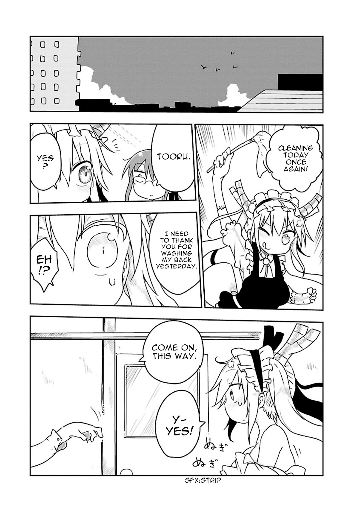 Kobayashi-san Chi no Maid Dragon Chapter 11 page 13 - Chapter 11 : Tooru and Cleaning