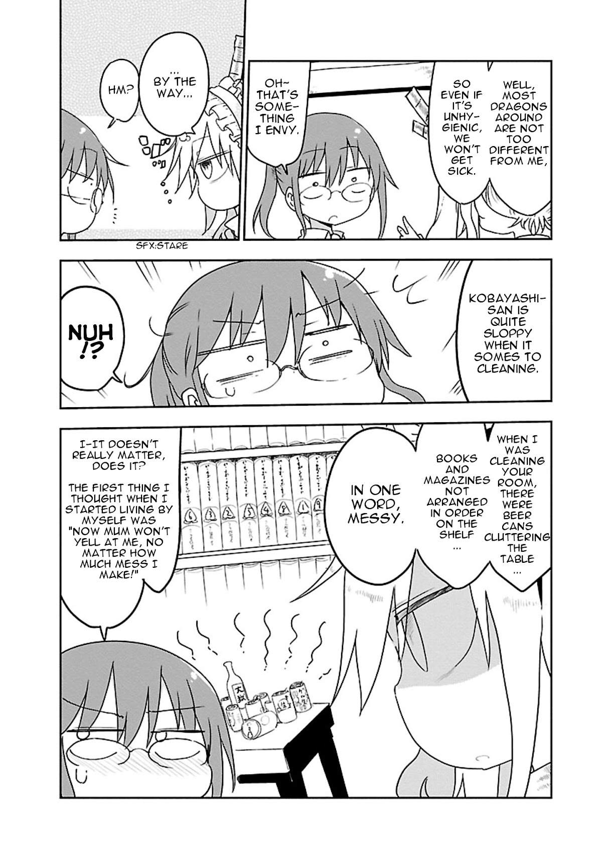 Kobayashi-san Chi no Maid Dragon Chapter 11 page 8 - Chapter 11 : Tooru and Cleaning