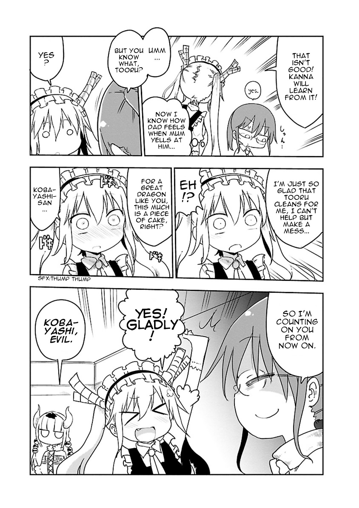 Kobayashi-san Chi no Maid Dragon Chapter 11 page 9 - Chapter 11 : Tooru and Cleaning