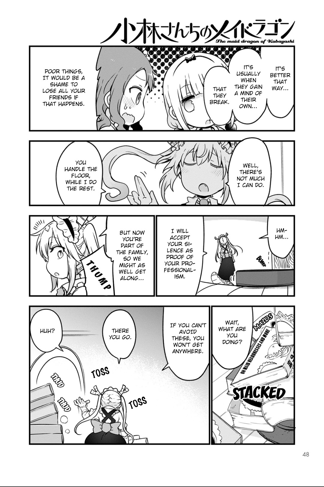 Kobayashi-san Chi no Maid Dragon Chapter 115 page 10 - Chapter 115: Tooru and the Robot Vacuum Cleaner