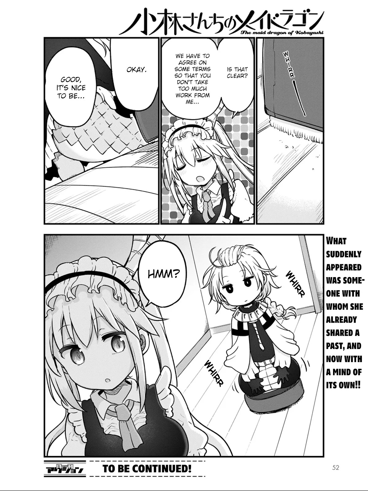 Kobayashi-san Chi no Maid Dragon Chapter 115 page 14 - Chapter 115: Tooru and the Robot Vacuum Cleaner