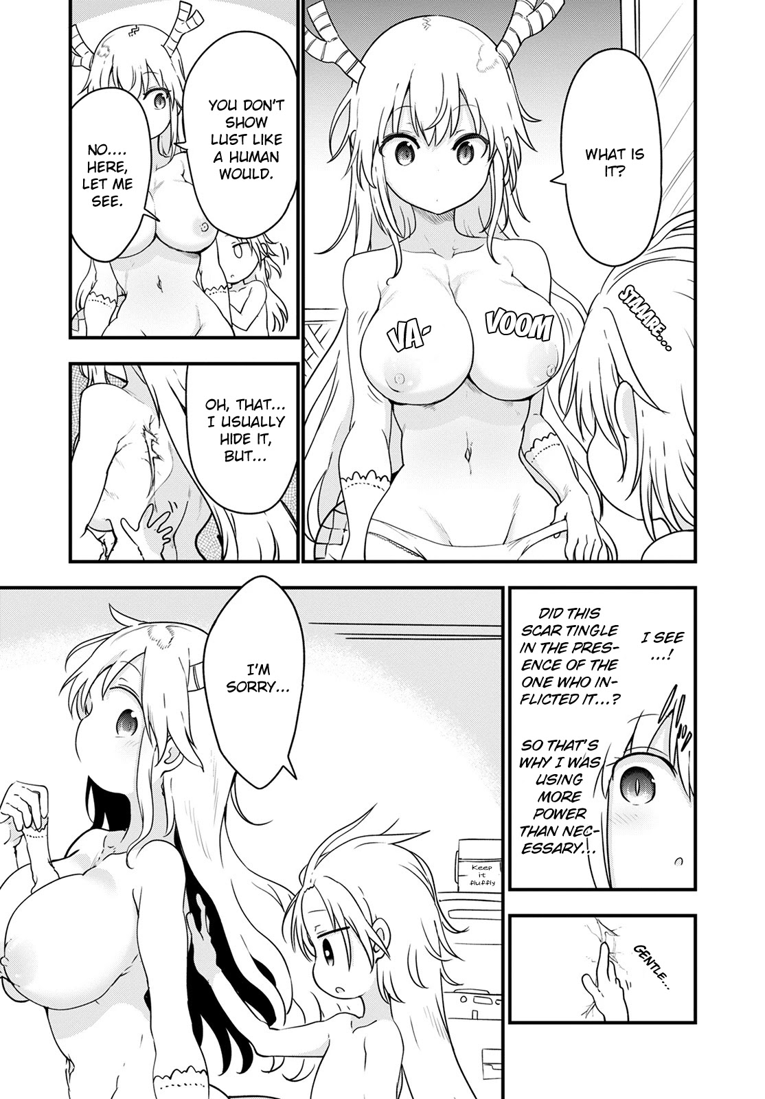 Kobayashi-san Chi no Maid Dragon Chapter 116 page 13 - Chapter 116: Tooru and the Holy Sword