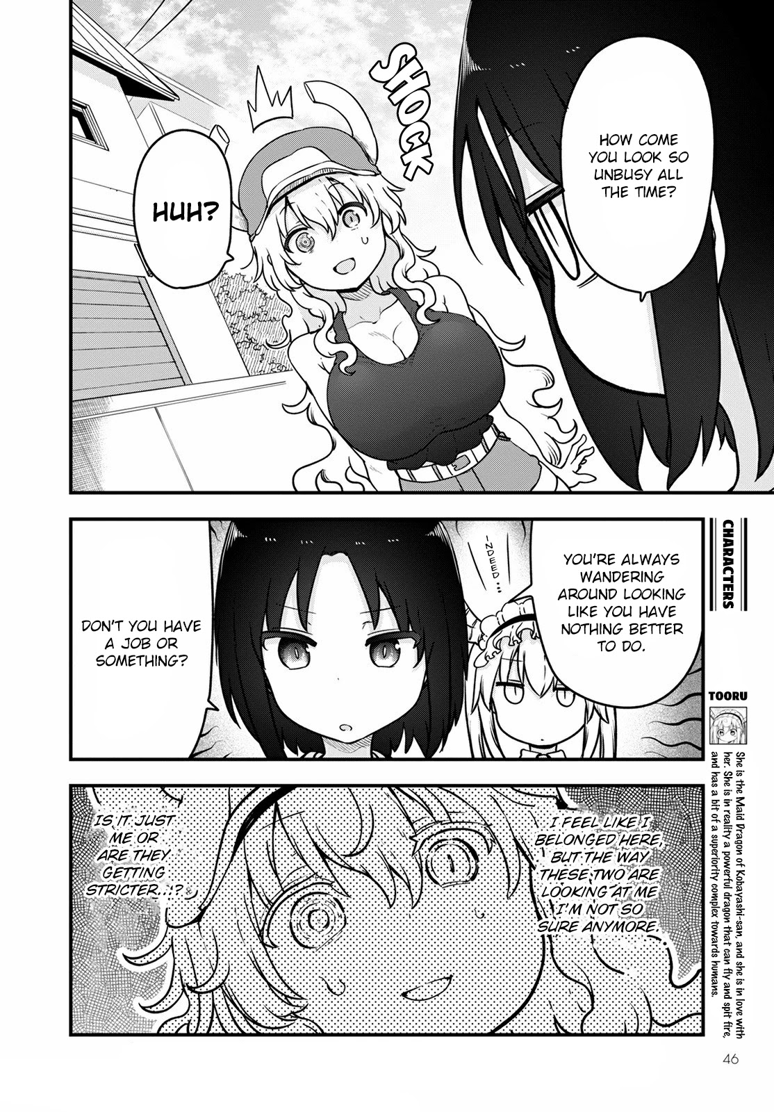 Kobayashi-san Chi no Maid Dragon Chapter 117 page 2 - Chapter 117: Elma and Lucoa's Day