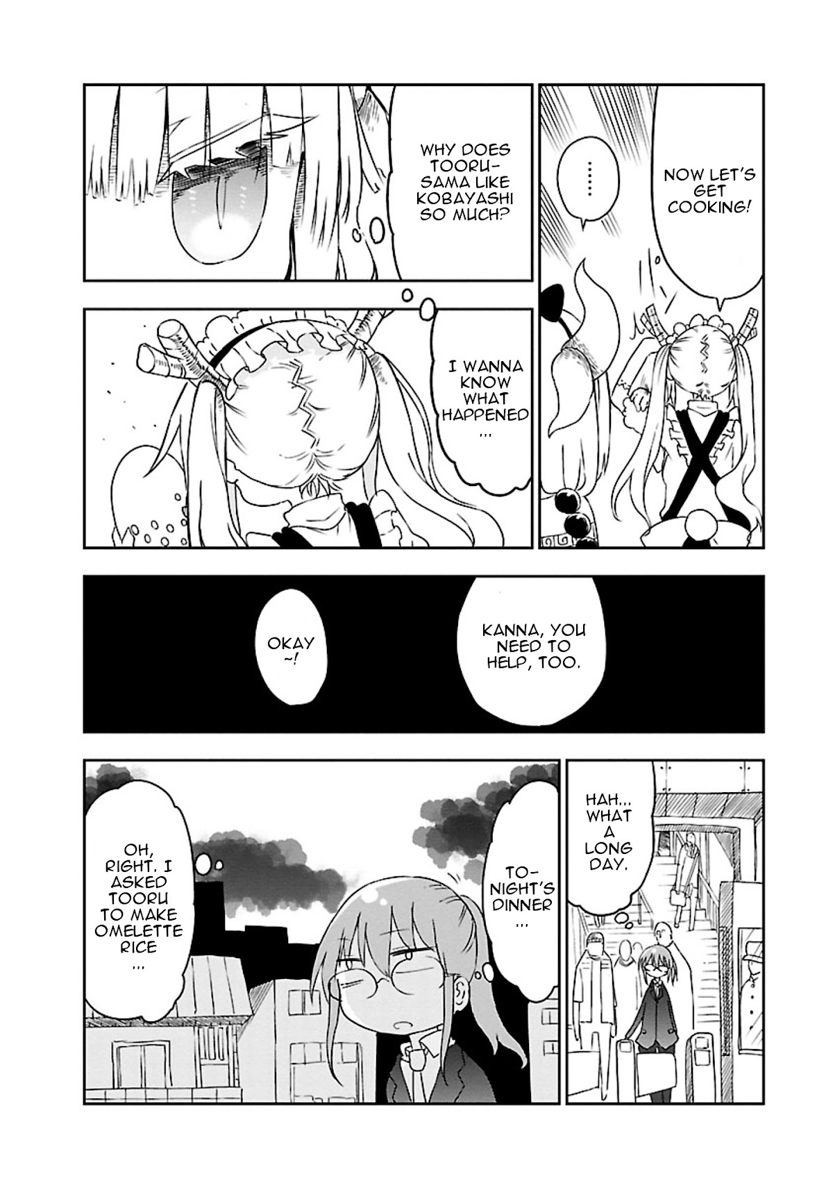 Kobayashi-san Chi no Maid Dragon Chapter 12 page 10 - Chapter 12 : Tooru and Omelette Rice