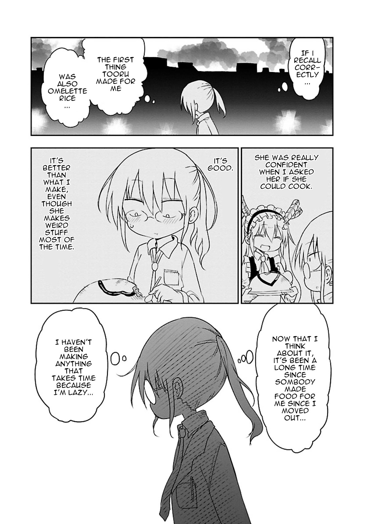 Kobayashi-san Chi no Maid Dragon Chapter 12 page 11 - Chapter 12 : Tooru and Omelette Rice