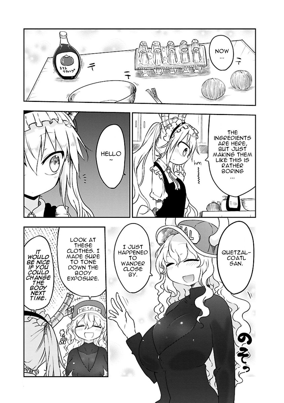 Kobayashi-san Chi no Maid Dragon Chapter 12 page 3 - Chapter 12 : Tooru and Omelette Rice
