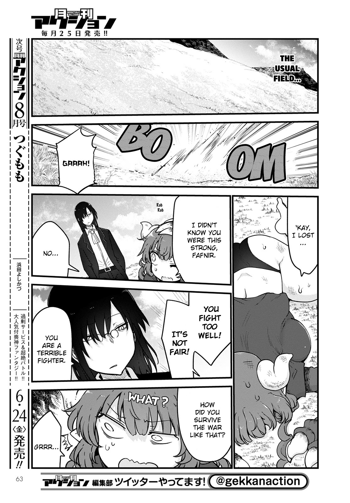 Kobayashi-san Chi no Maid Dragon Chapter 120 page 3 - Chapter 120: Iruru and Fafnir