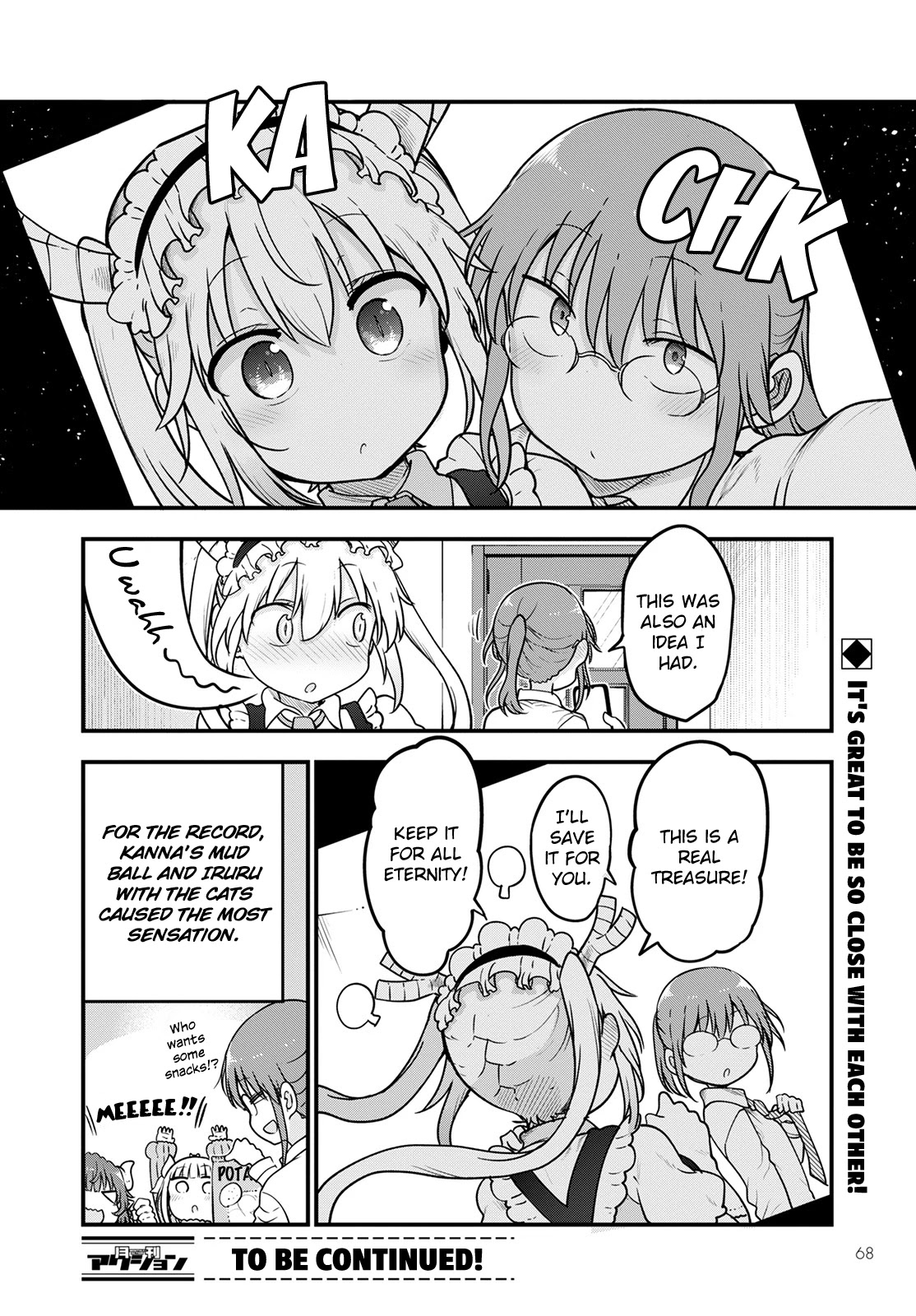 Kobayashi-san Chi no Maid Dragon Chapter 121 page 14 - Chapter 121: Tooru and Photos