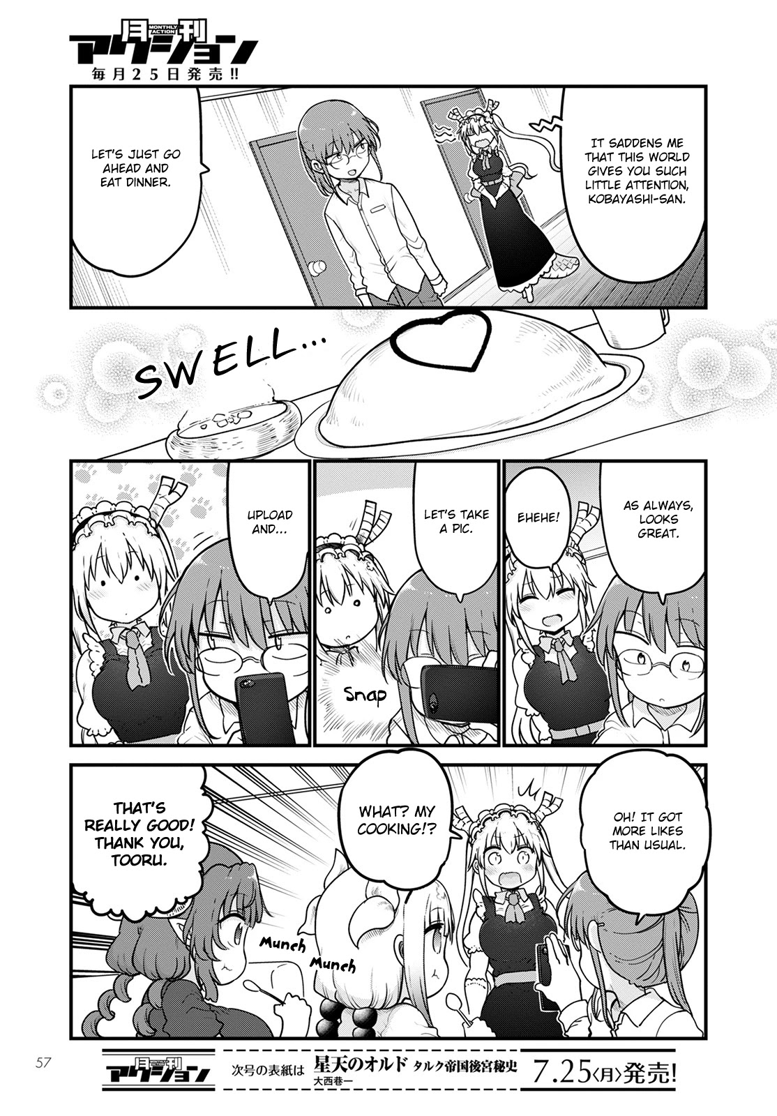 Kobayashi-san Chi no Maid Dragon Chapter 121 page 3 - Chapter 121: Tooru and Photos