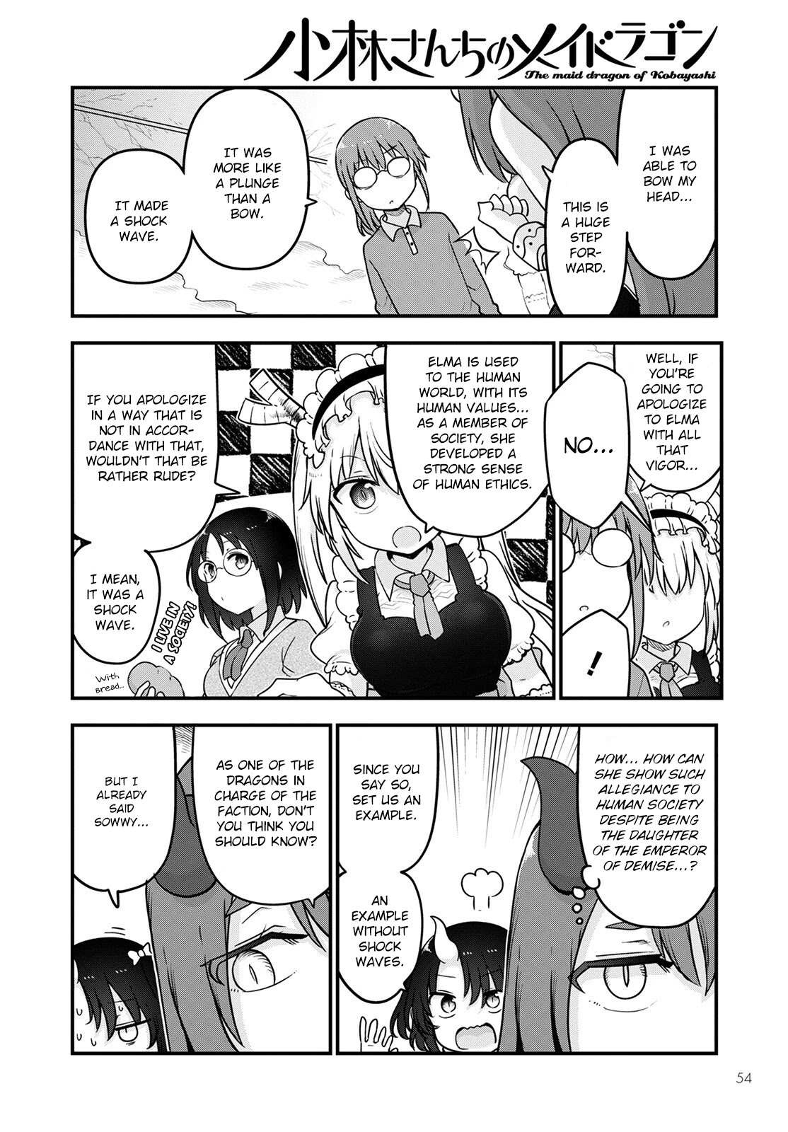 Kobayashi-san Chi no Maid Dragon Chapter 122 page 6 - Chapter 122: Jida and Apologies