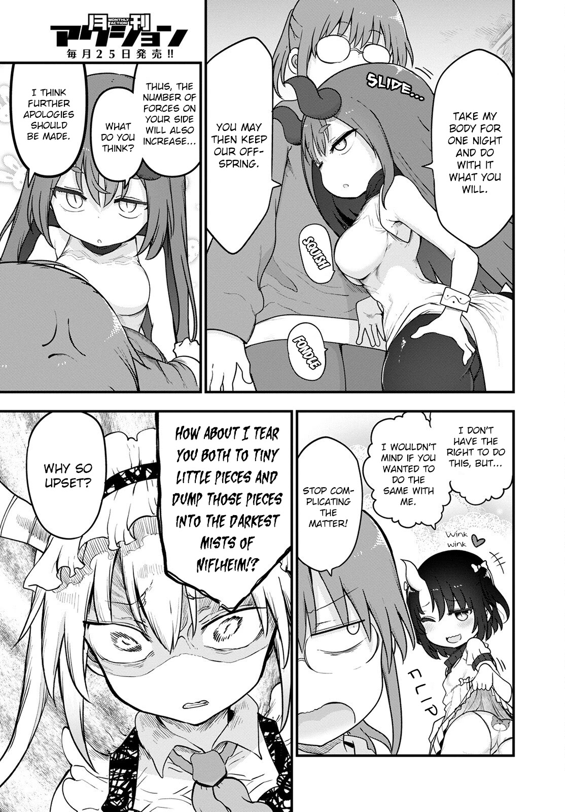 Kobayashi-san Chi no Maid Dragon Chapter 122 page 9 - Chapter 122: Jida and Apologies