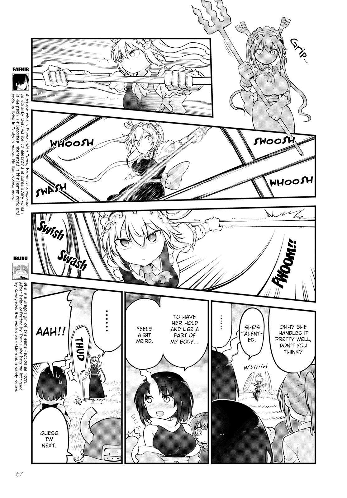 Kobayashi-san Chi no Maid Dragon Chapter 126 page 5 - Chapter 126: Tooru and Weapons