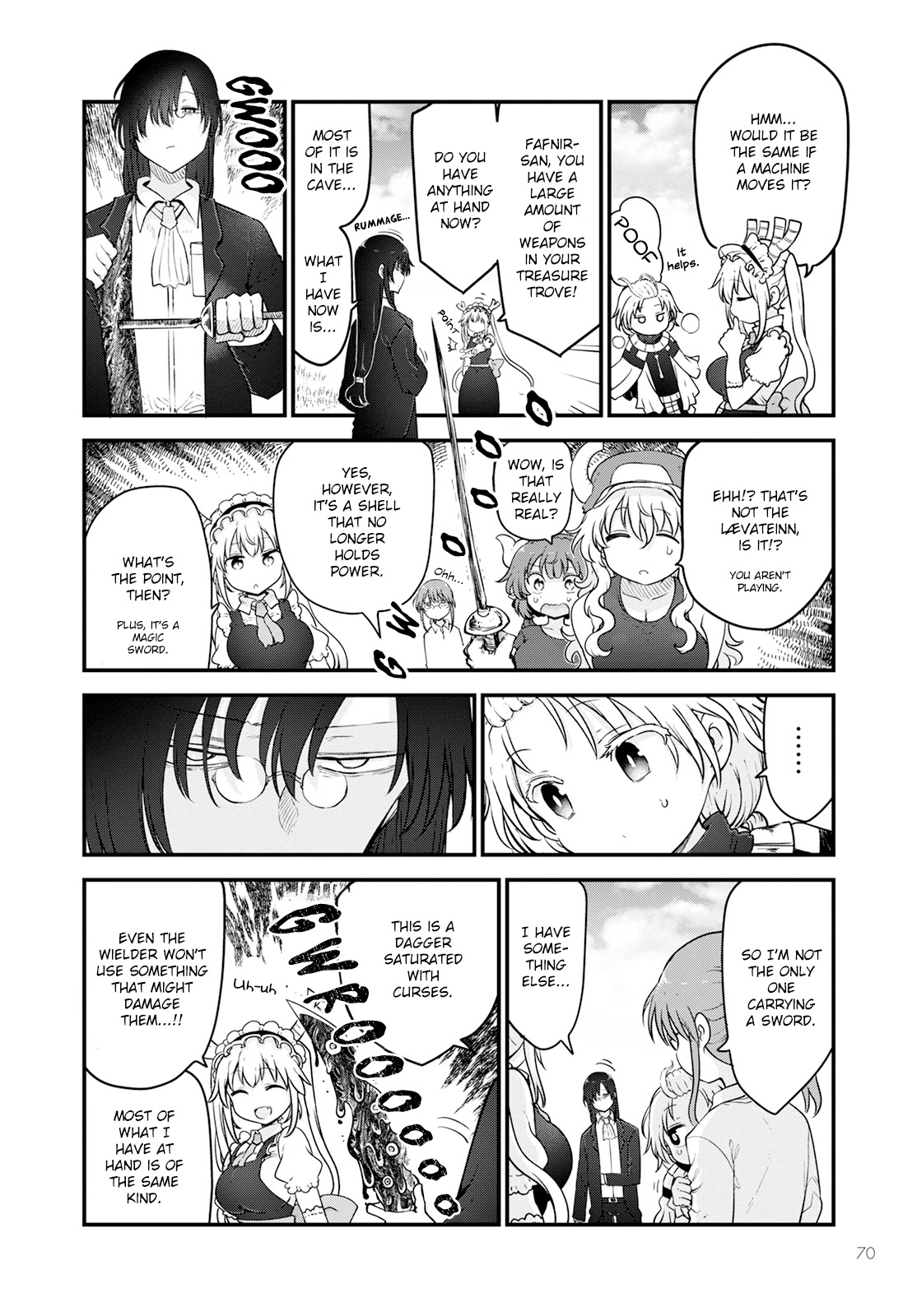 Kobayashi-san Chi no Maid Dragon Chapter 126 page 8 - Chapter 126: Tooru and Weapons