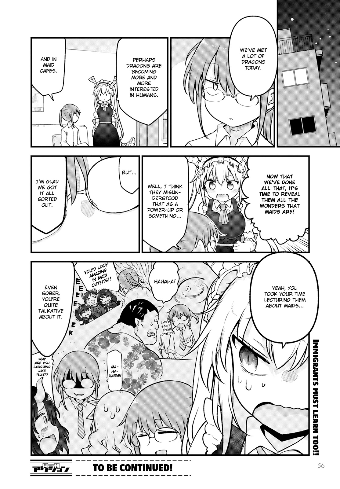 Kobayashi-san Chi no Maid Dragon Chapter 128 page 14 - Chapter 128: Kobayashi and Reviews