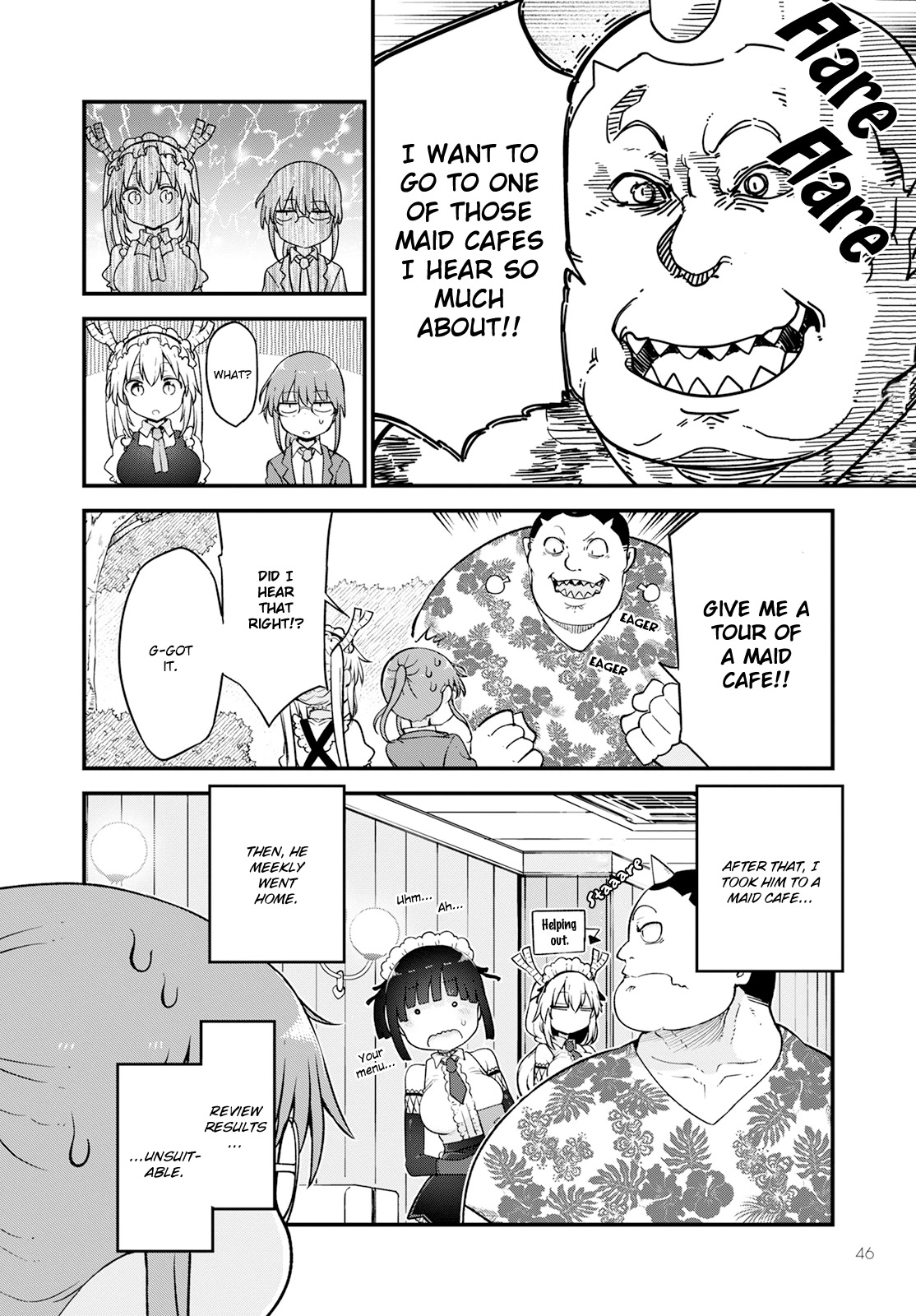 Kobayashi-san Chi no Maid Dragon Chapter 128 page 4 - Chapter 128: Kobayashi and Reviews