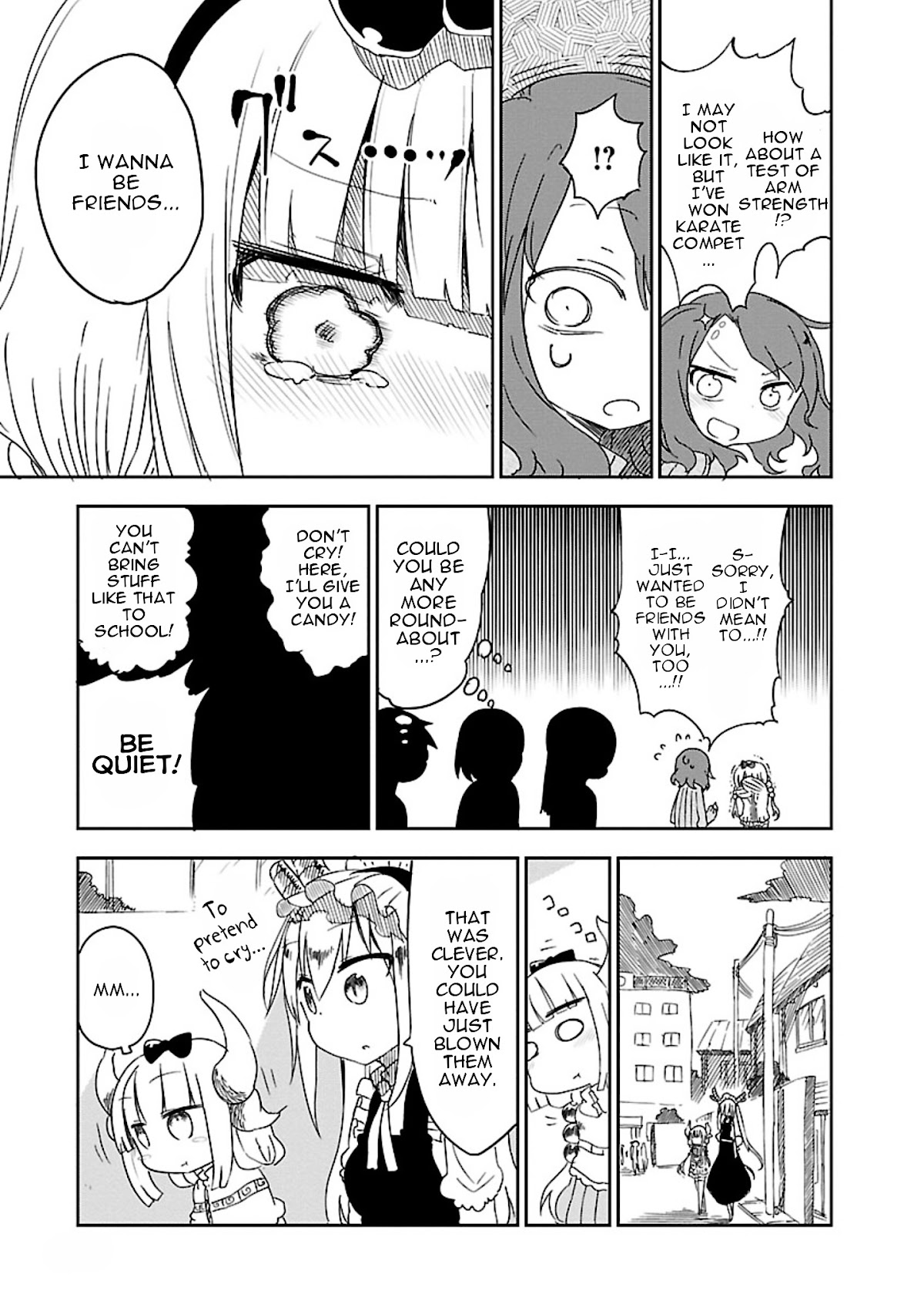Kobayashi-san Chi no Maid Dragon Chapter 13 page 9 - Chapter 13 : Kanna and School