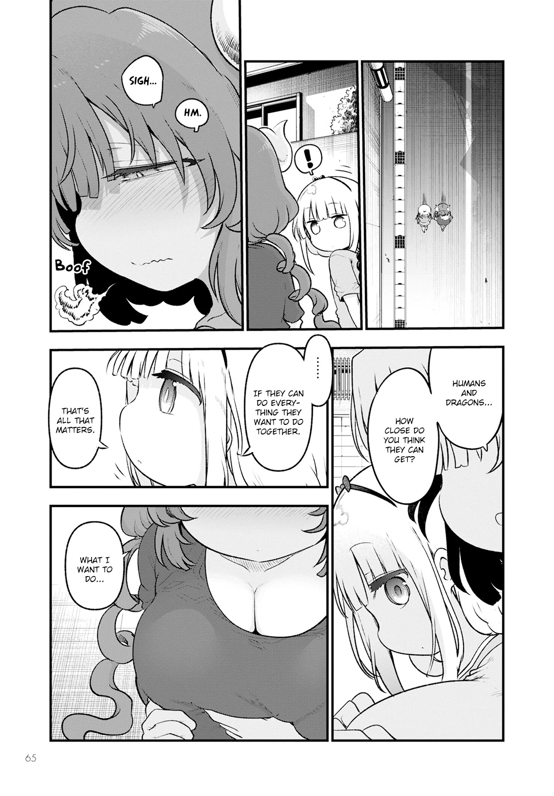 Kobayashi-san Chi no Maid Dragon Chapter 130 page 5 - Chapter 130: Iruru and Sleepover (First Half)