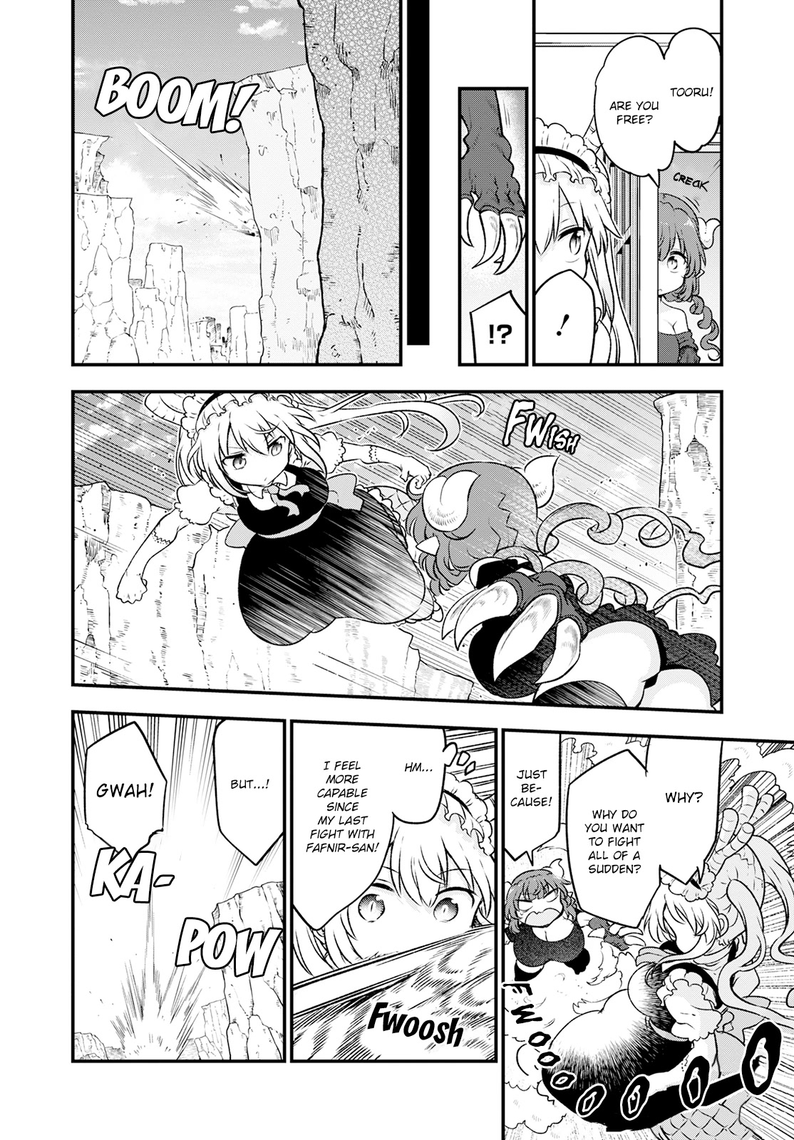 Kobayashi-san Chi no Maid Dragon Chapter 130 page 8 - Chapter 130: Iruru and Sleepover (First Half)
