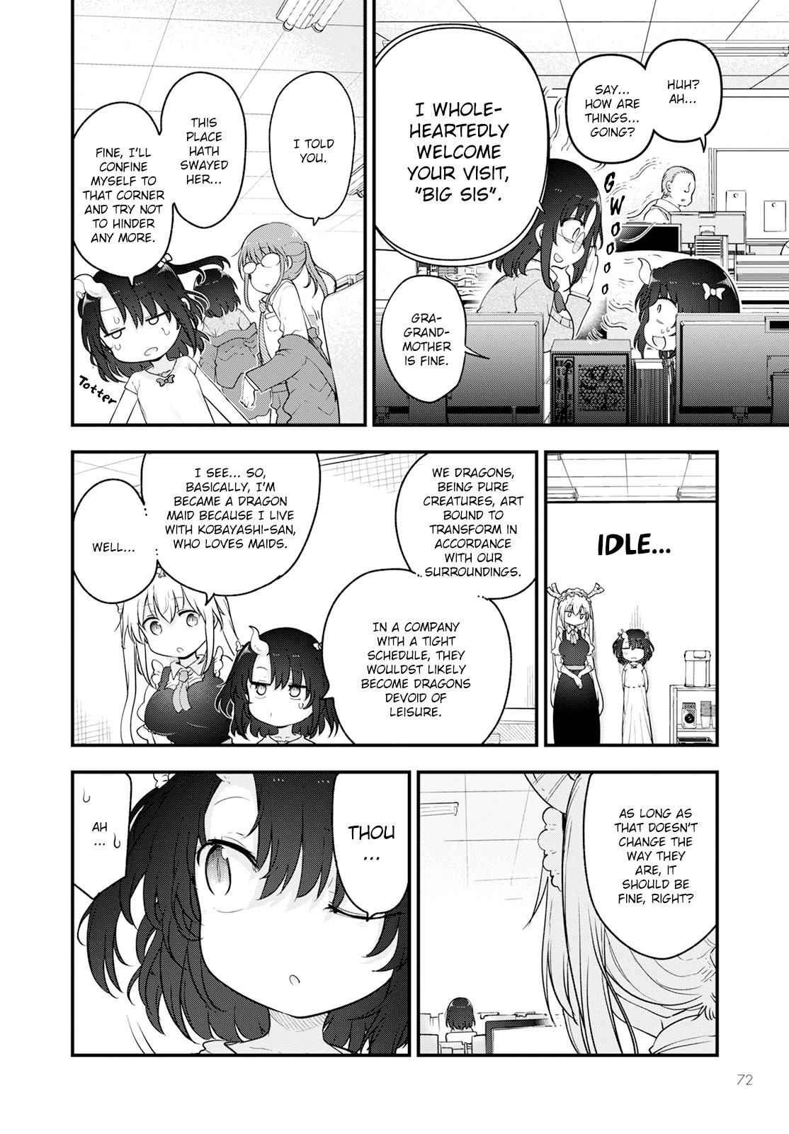 Kobayashi-san Chi no Maid Dragon Chapter 133 page 6 - Chapter 133: Elma and Her Love Interest