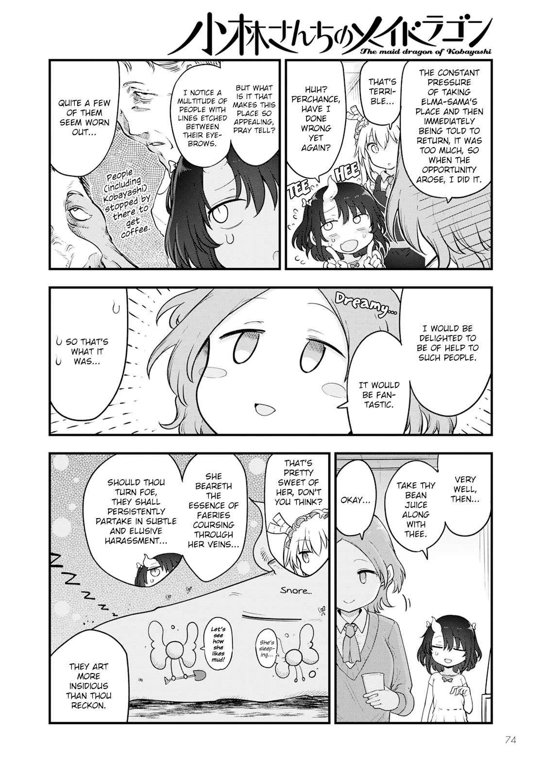 Kobayashi-san Chi no Maid Dragon Chapter 133 page 8 - Chapter 133: Elma and Her Love Interest