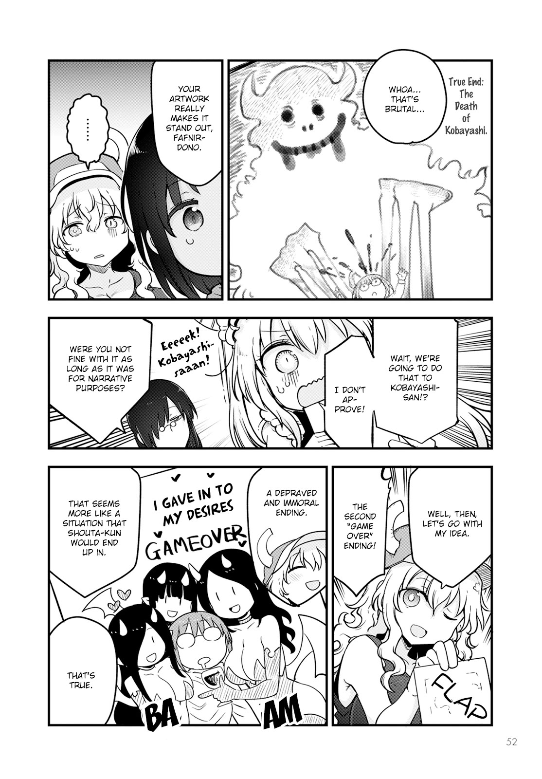 Kobayashi-san Chi no Maid Dragon Chapter 136 page 10 - Chapter 136: Tohru and Their Gamebook