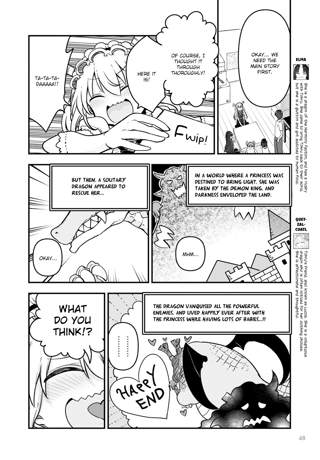 Kobayashi-san Chi no Maid Dragon Chapter 136 page 6 - Chapter 136: Tohru and Their Gamebook