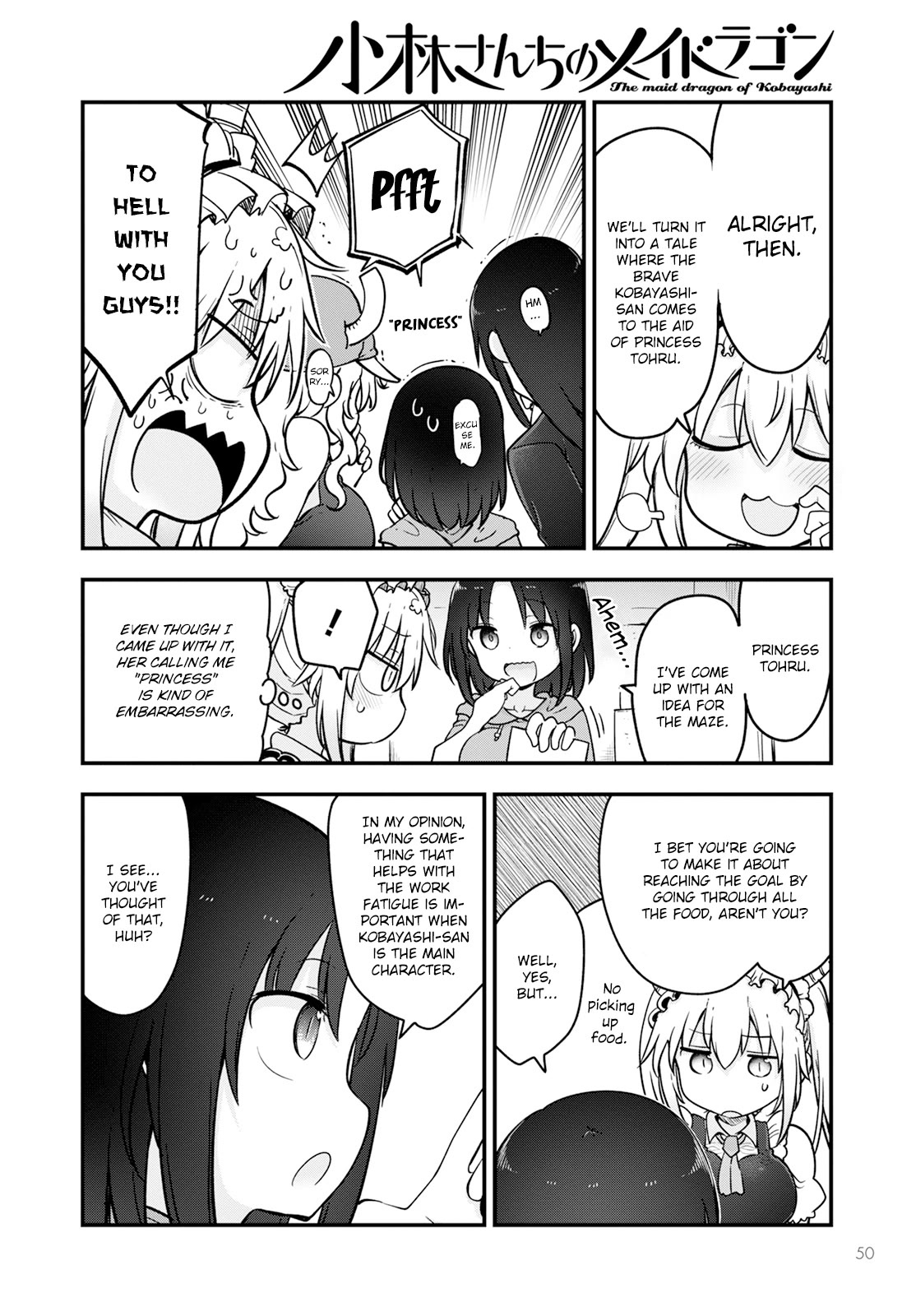 Kobayashi-san Chi no Maid Dragon Chapter 136 page 8 - Chapter 136: Tohru and Their Gamebook