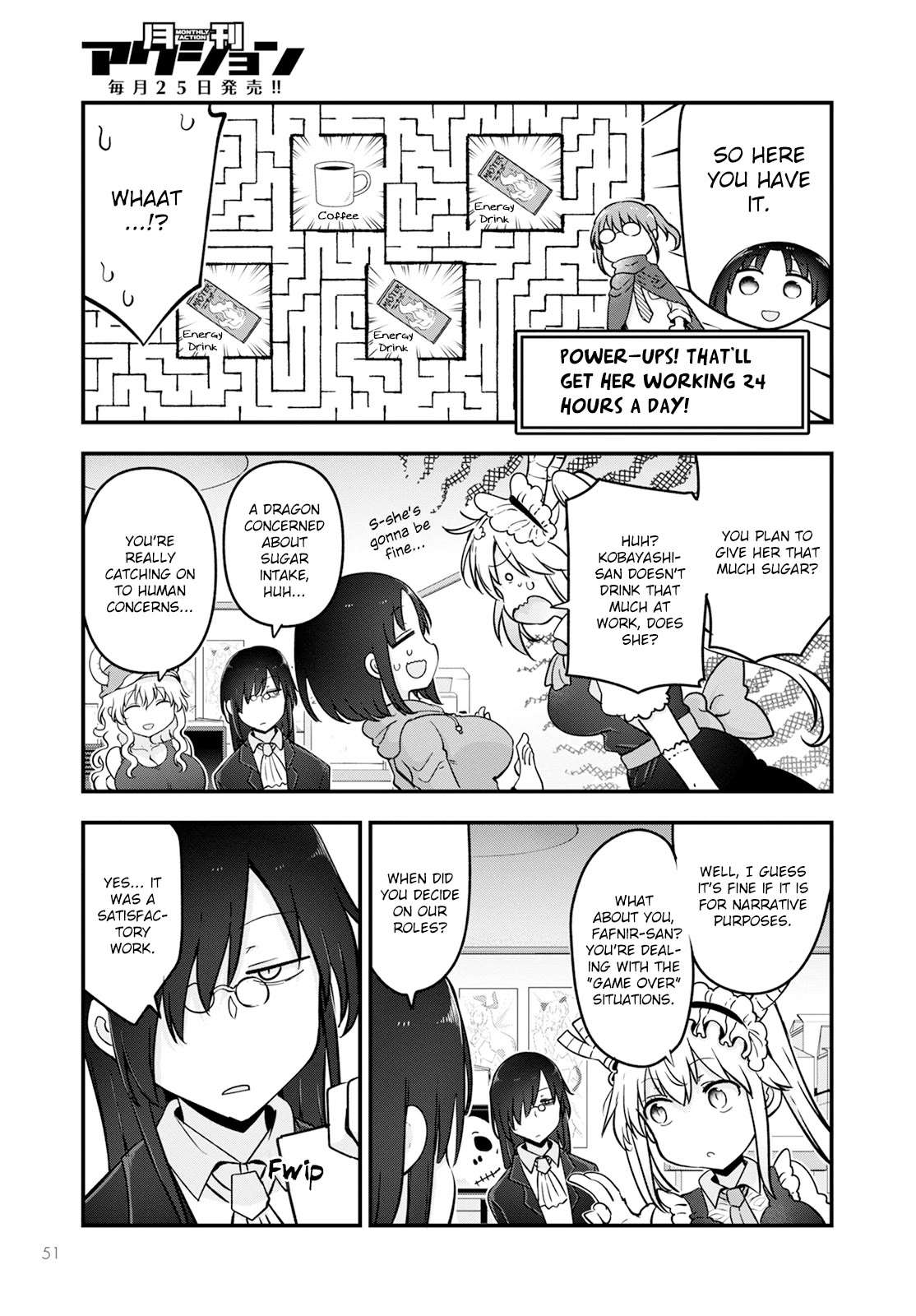 Kobayashi-san Chi no Maid Dragon Chapter 136 page 9 - Chapter 136: Tohru and Their Gamebook