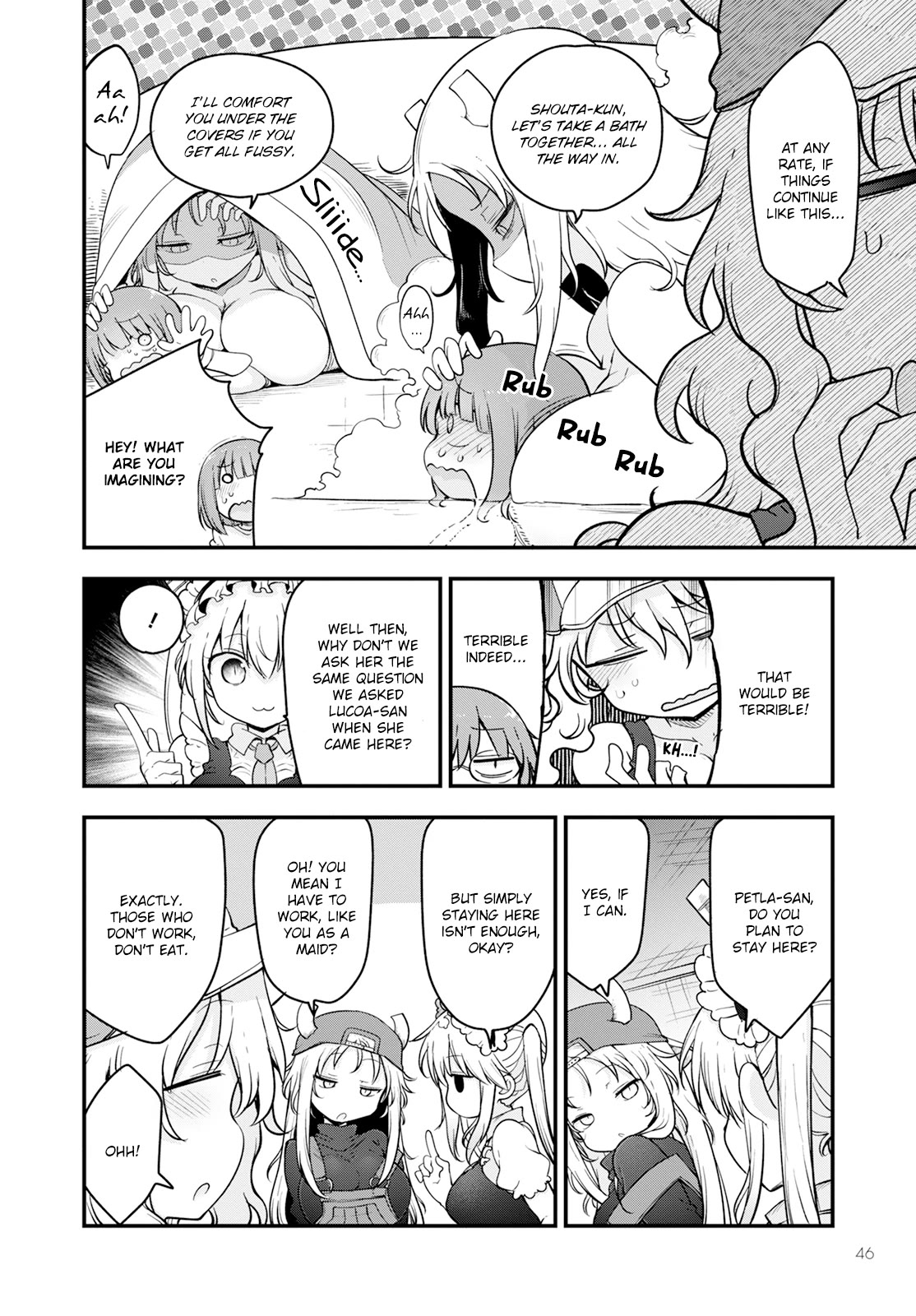 Kobayashi-san Chi no Maid Dragon Chapter 137 page 10 - Chapter 137: Lucoa and Sister