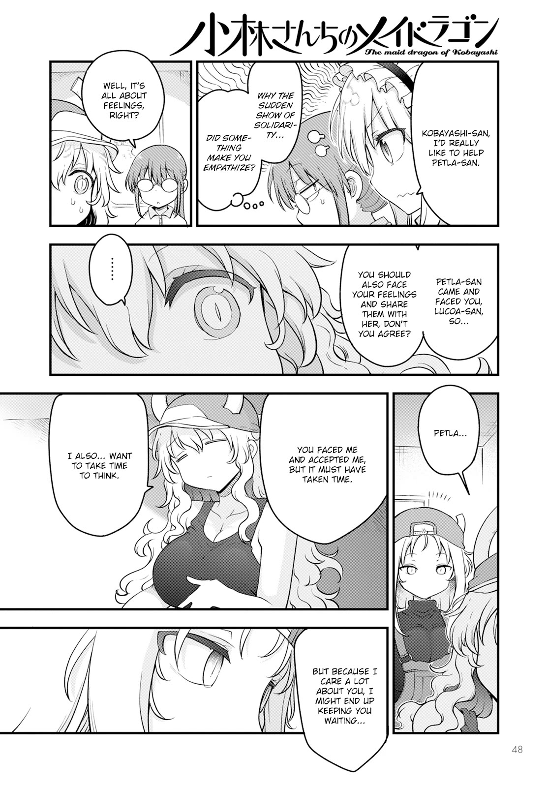Kobayashi-san Chi no Maid Dragon Chapter 137 page 12 - Chapter 137: Lucoa and Sister