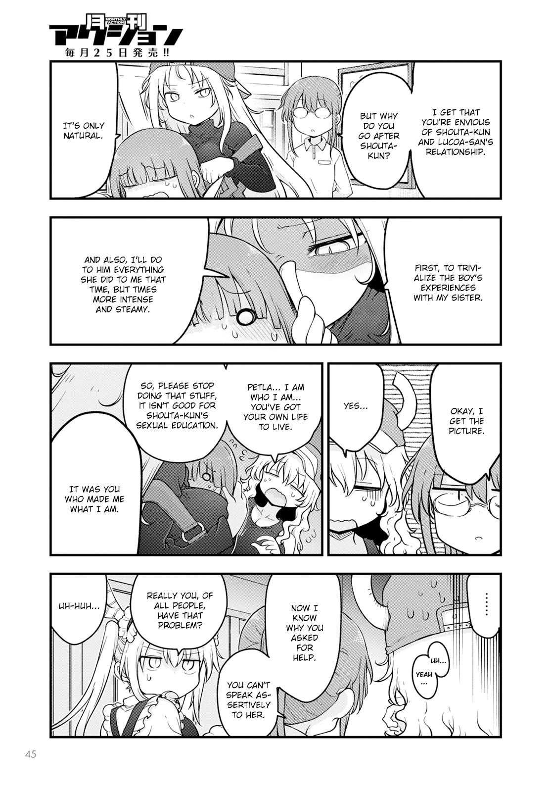 Kobayashi-san Chi no Maid Dragon Chapter 137 page 9 - Chapter 137: Lucoa and Sister