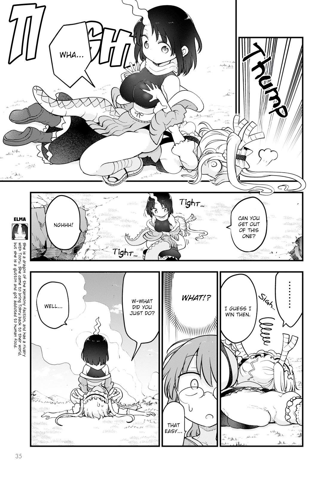 Kobayashi-san Chi no Maid Dragon Chapter 138 page 3 - Chapter 138: Elma and Skills