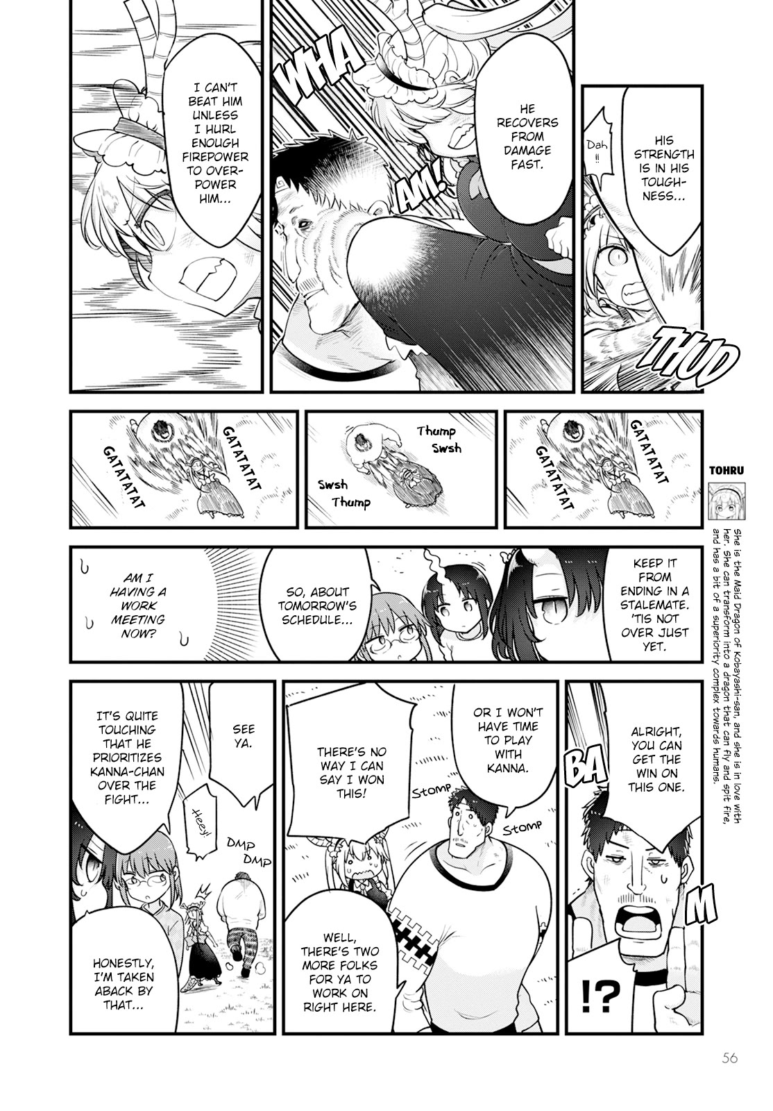 Kobayashi-san Chi no Maid Dragon Chapter 139 page 4 - Chapter 139: Tohru and Superiors