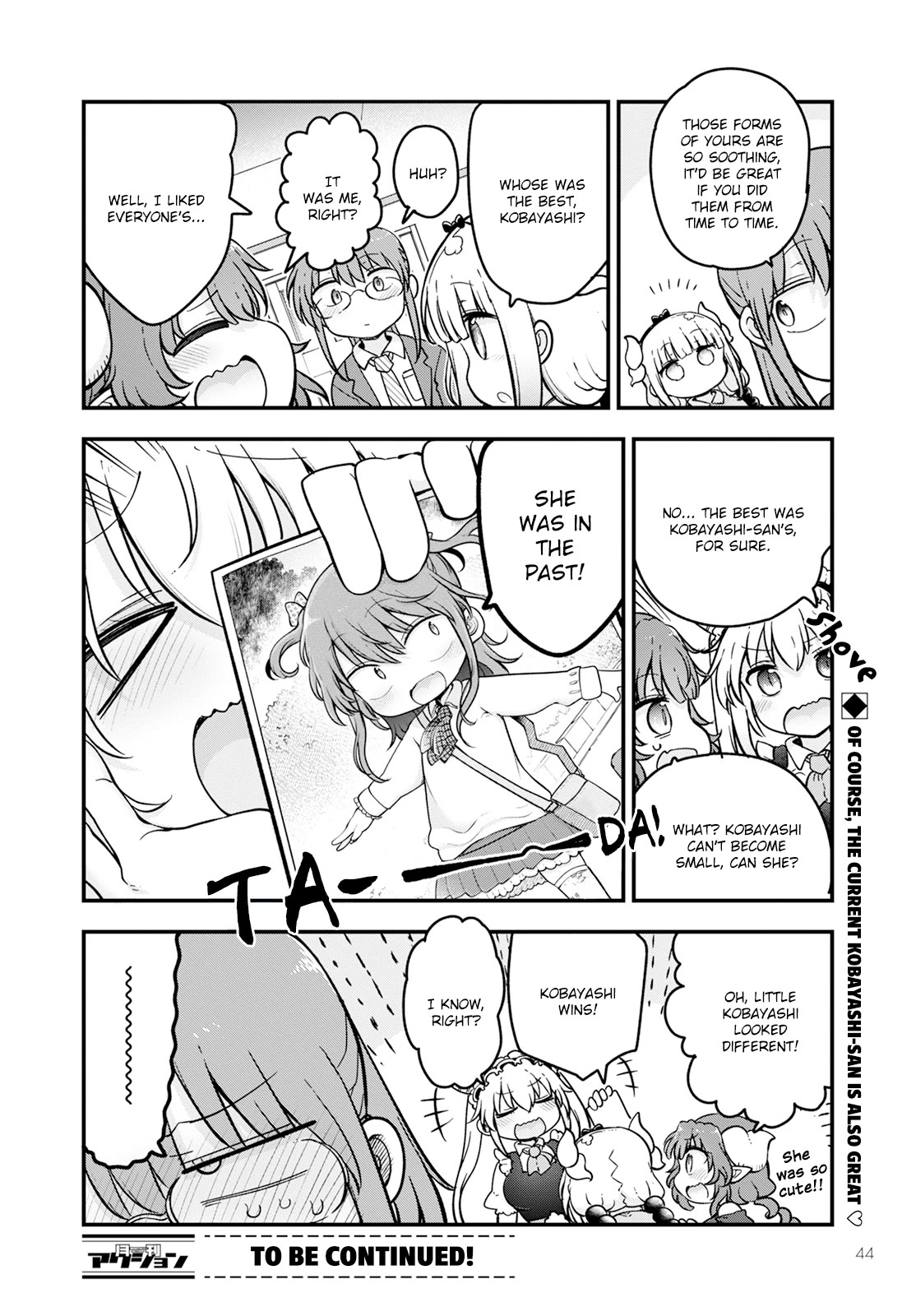 Kobayashi-san Chi no Maid Dragon Chapter 140 page 14 - Chapter 140: Dragons and Miniforms