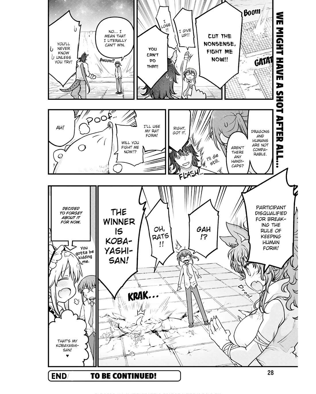 Kobayashi-san Chi no Maid Dragon Chapter 142 page 14 - Chapter 142: Tohru and The Ceremony of Power