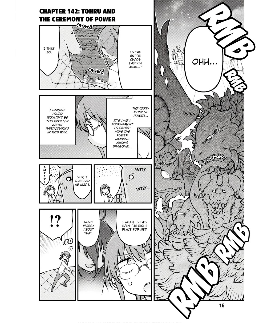 Kobayashi-san Chi no Maid Dragon Chapter 142 page 2 - Chapter 142: Tohru and The Ceremony of Power