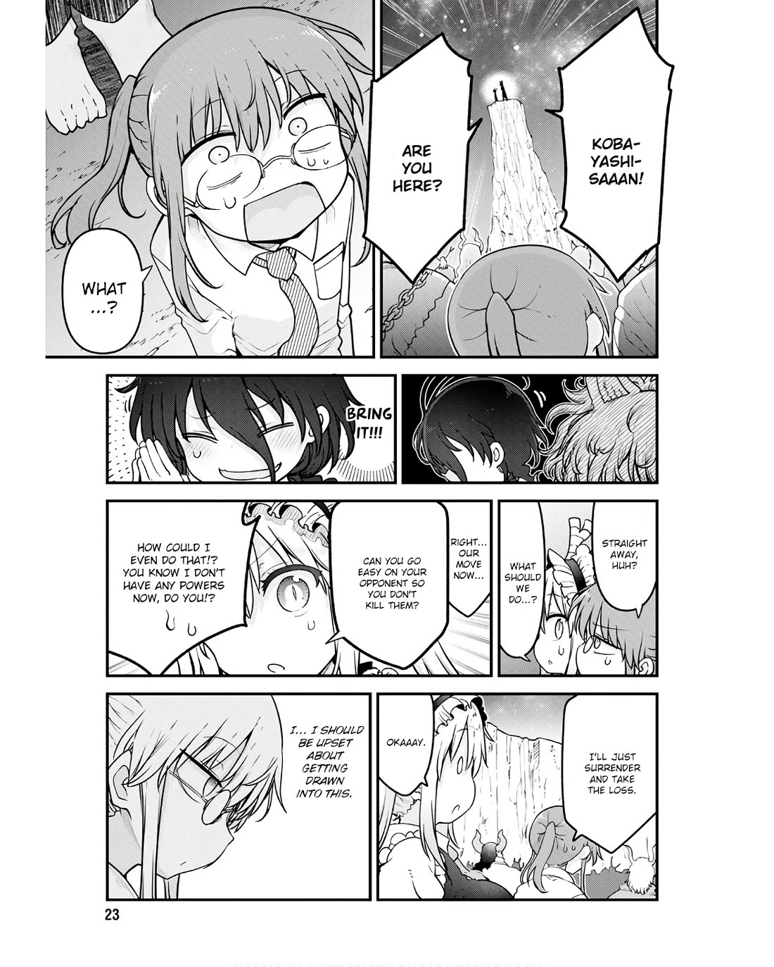 Kobayashi-san Chi no Maid Dragon Chapter 142 page 9 - Chapter 142: Tohru and The Ceremony of Power