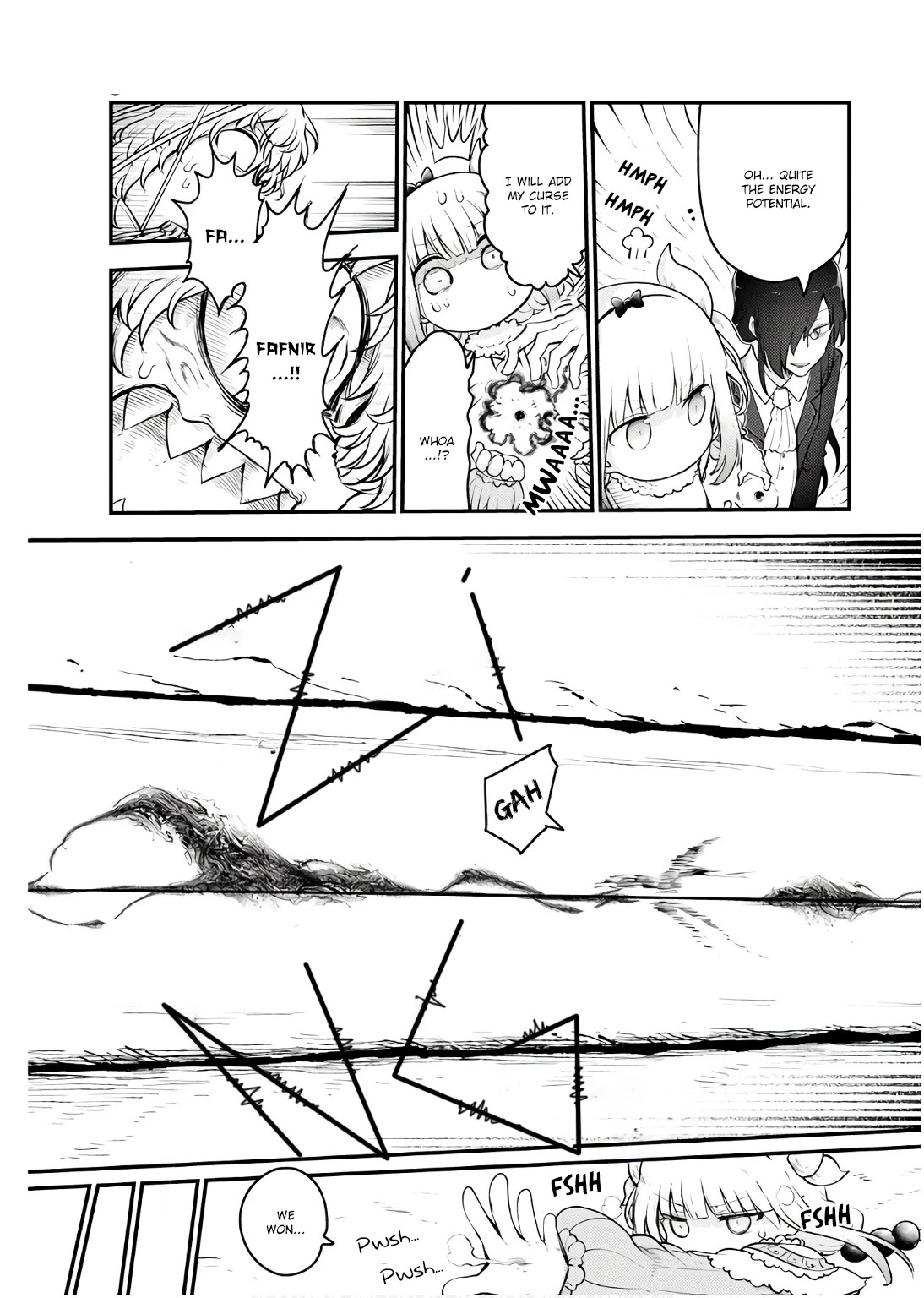 Kobayashi-san Chi no Maid Dragon Chapter 149 page 7 - Chapter 149: Fafnir and Fenrir