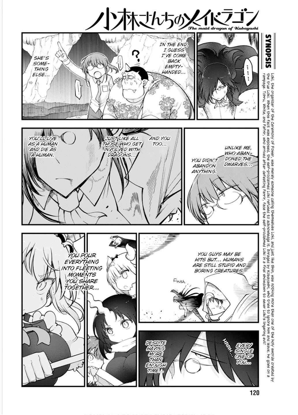 Kobayashi-san Chi no Maid Dragon Chapter 151 page 2 - Chapter 151: Fafnir and Loki