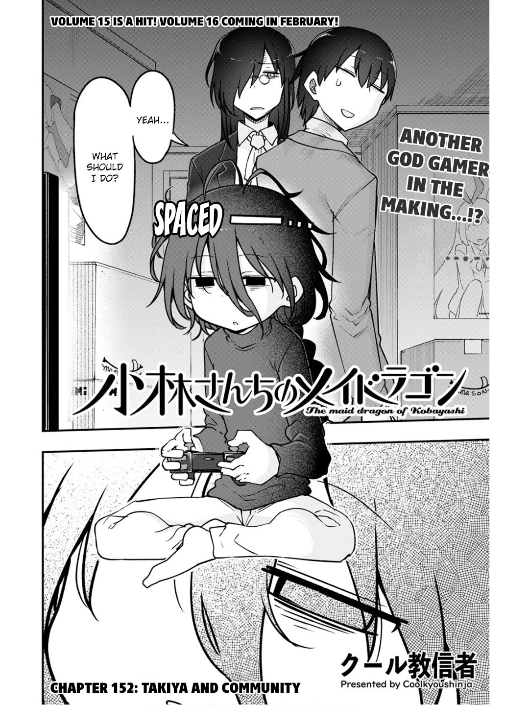 Kobayashi-san Chi no Maid Dragon Chapter 152 page 2 - Chapter 152: Takiya and Community