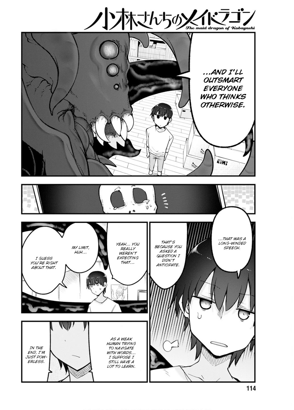 Kobayashi-san Chi no Maid Dragon Chapter 152 page 8 - Chapter 152: Takiya and Community