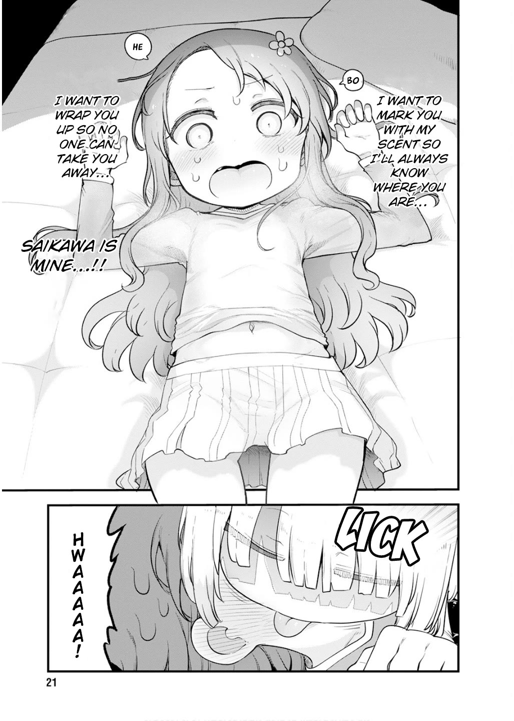 Kobayashi-san Chi no Maid Dragon Chapter 155 page 10 - Chapter 155: Kanna and Instincts