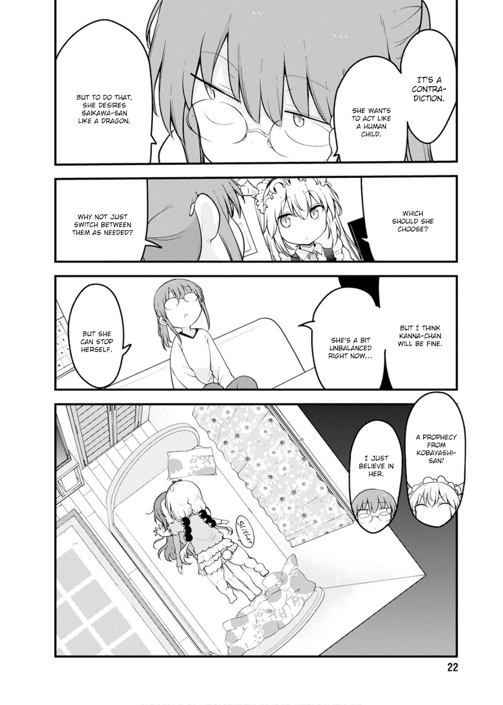 Kobayashi-san Chi no Maid Dragon Chapter 155 page 11 - Chapter 155: Kanna and Instincts