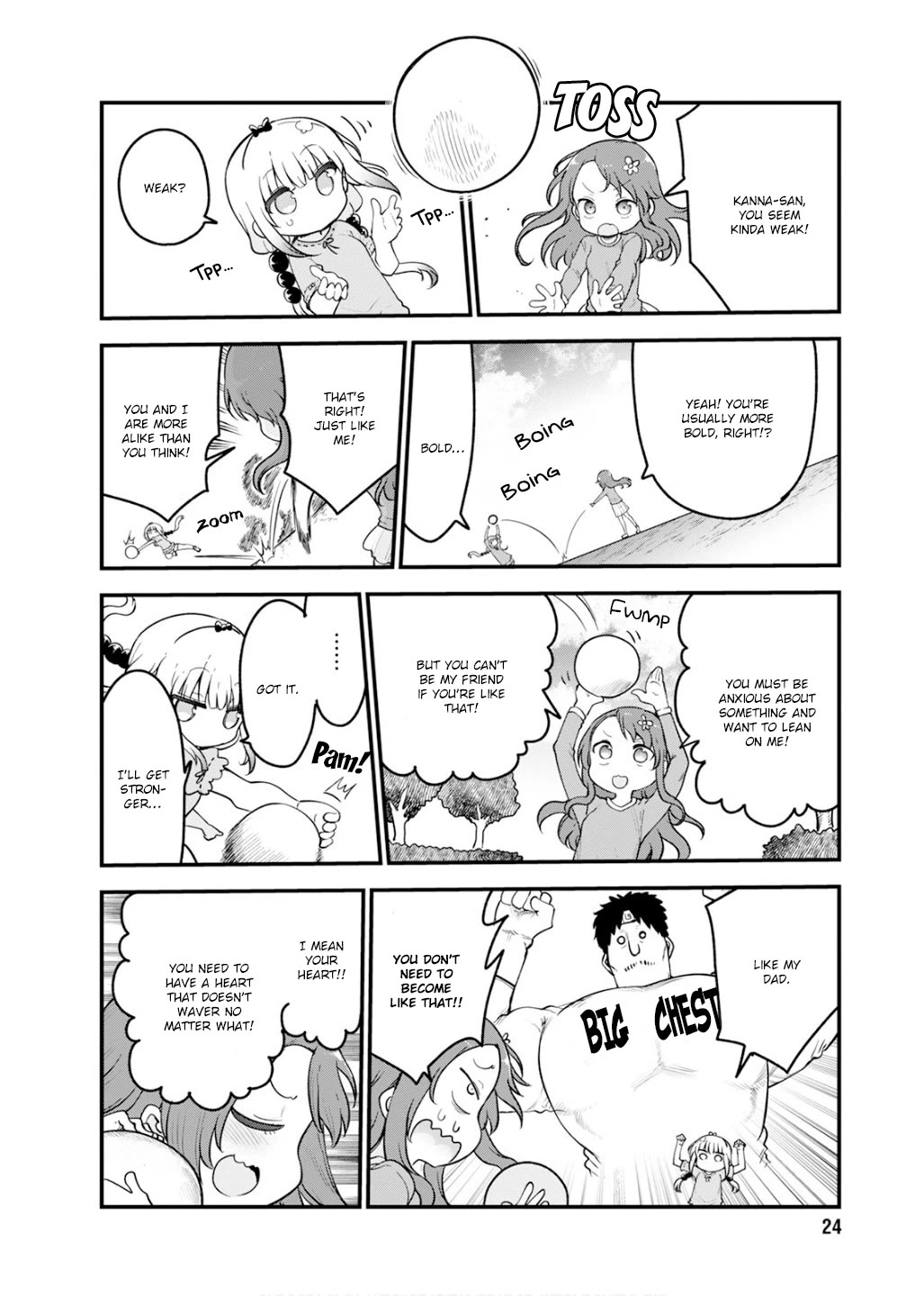Kobayashi-san Chi no Maid Dragon Chapter 155 page 13 - Chapter 155: Kanna and Instincts