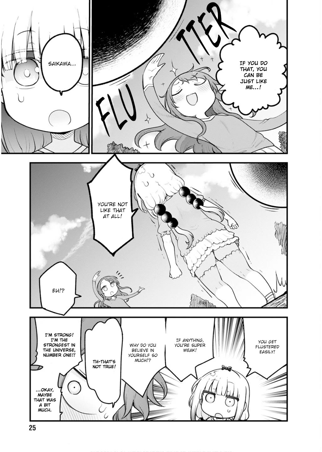 Kobayashi-san Chi no Maid Dragon Chapter 155 page 14 - Chapter 155: Kanna and Instincts
